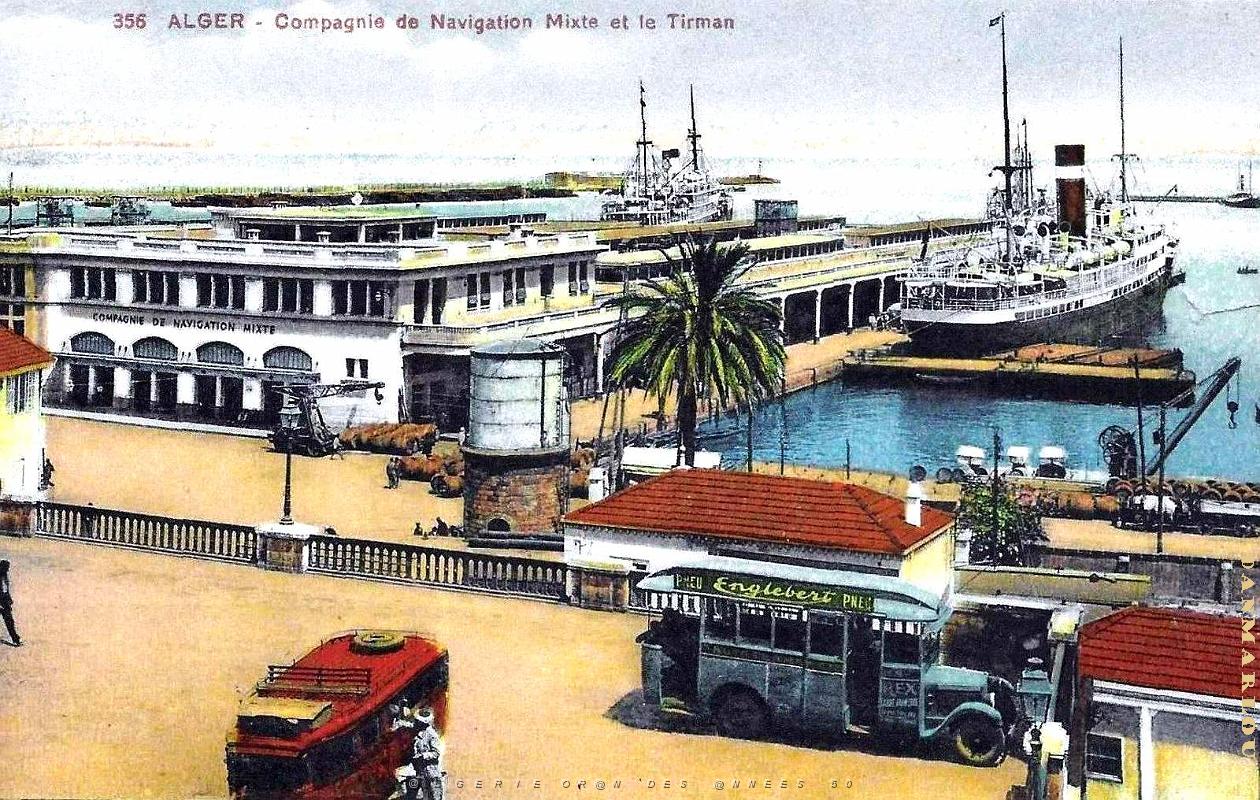 Alger - Compagnie de Navigation Mixte et le Tirman.jpg